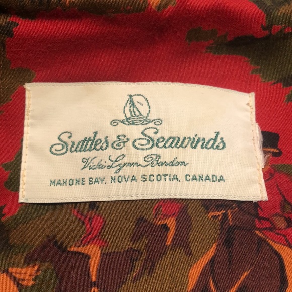 🔥 SOLD AS SET🔥 Suttles & Seawinds Vintage Matisse Jazz Horse Jacket & Skirt 💖 - Picture 7 of 16